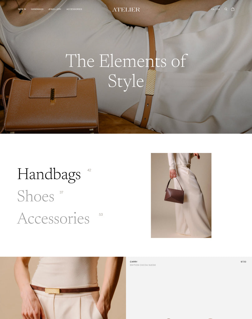 Preview of Savor, a Horizon theme with bright, open layouts that bring out the spice in your offerings and create an irresistible visual feast.
